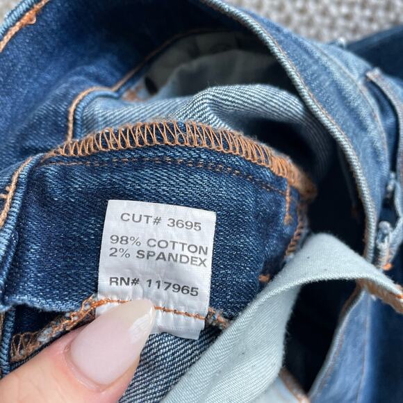 J Brand Denim Straight Leg Dark Wash Cotton Stretch Jeans Size 30 - Picture 7 of 10